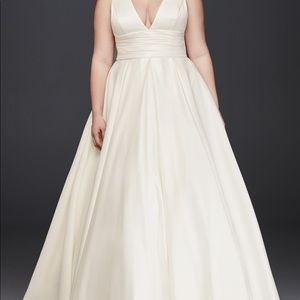 Satin ball gown